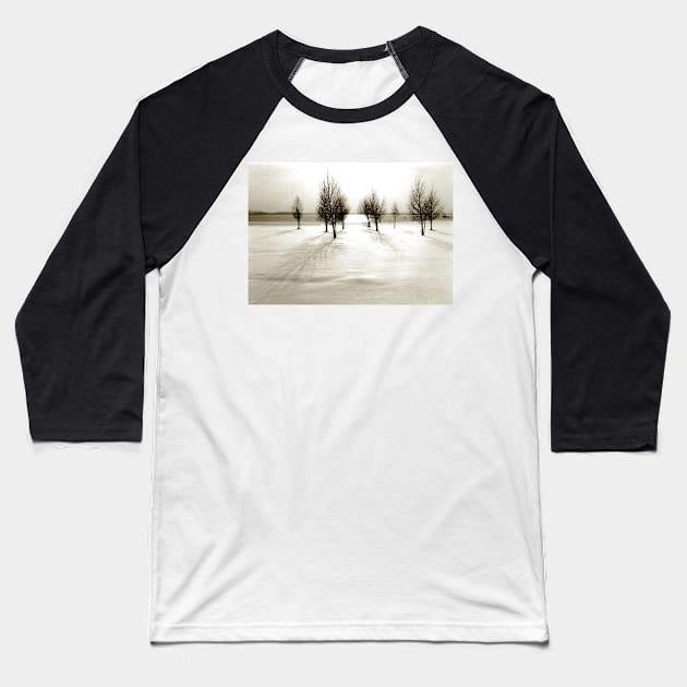 Wintertime in the Netherlands Baseball T-Shirt by robelf